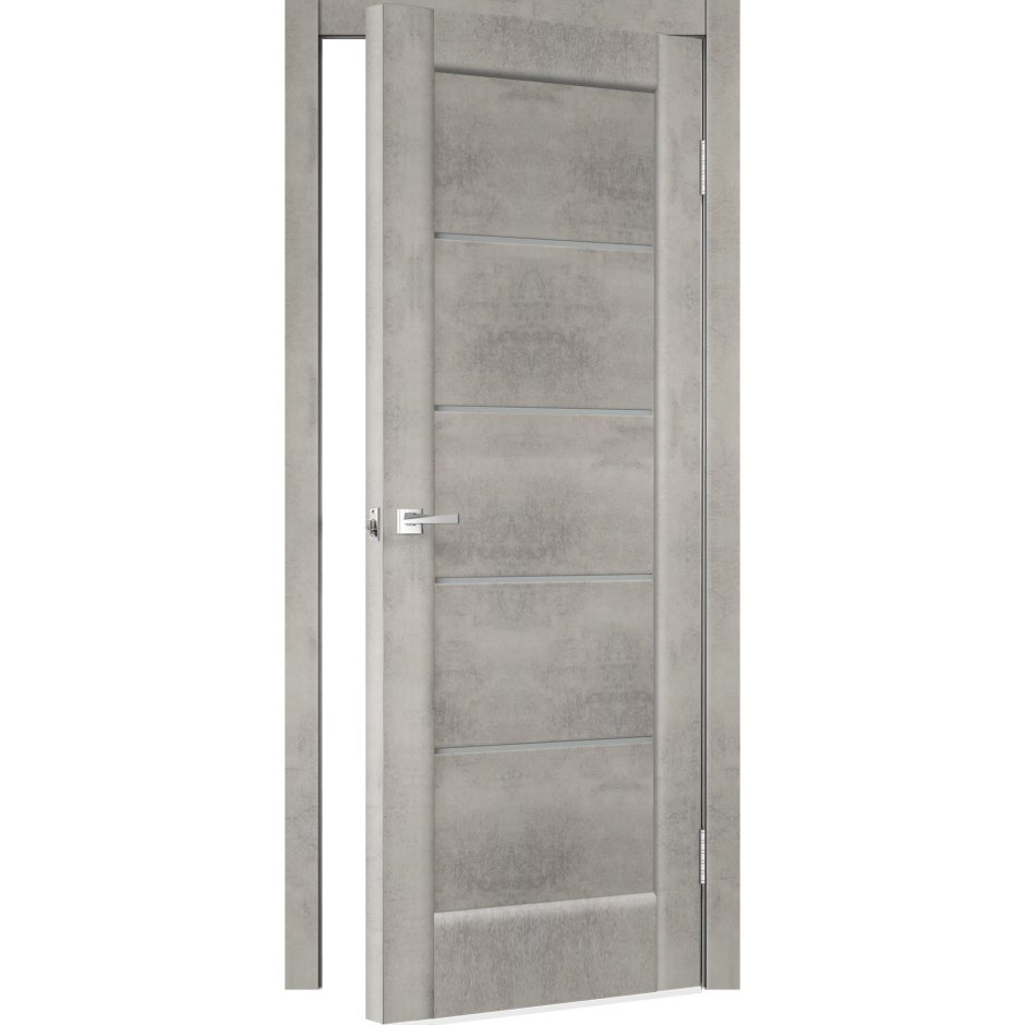 Дверь межкомнатная Сохо остеклённая ПВХ цвет лофт светлый