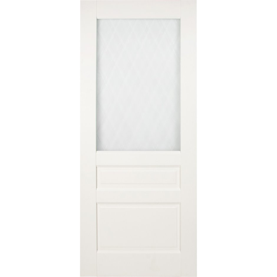 Дверь остекленная Уника 5 белый