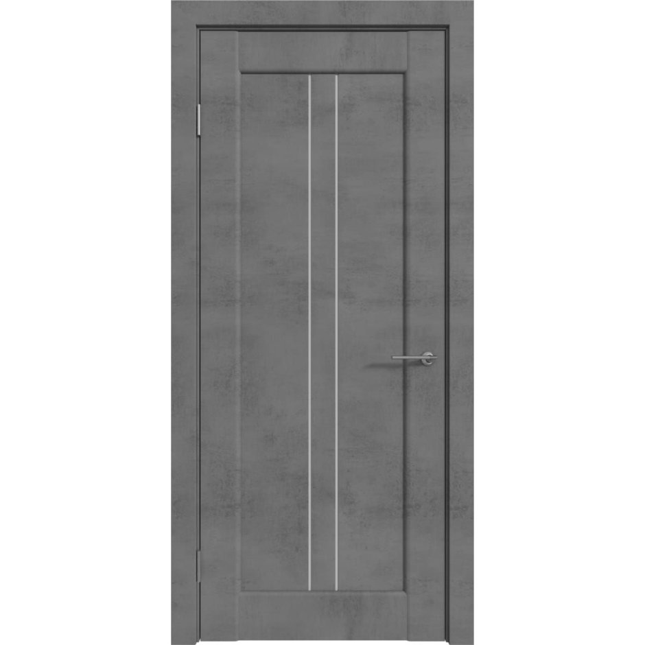 Дверь межкомнатная остекленная Сохо 80x200 см ПВХ цвет лофт светлый