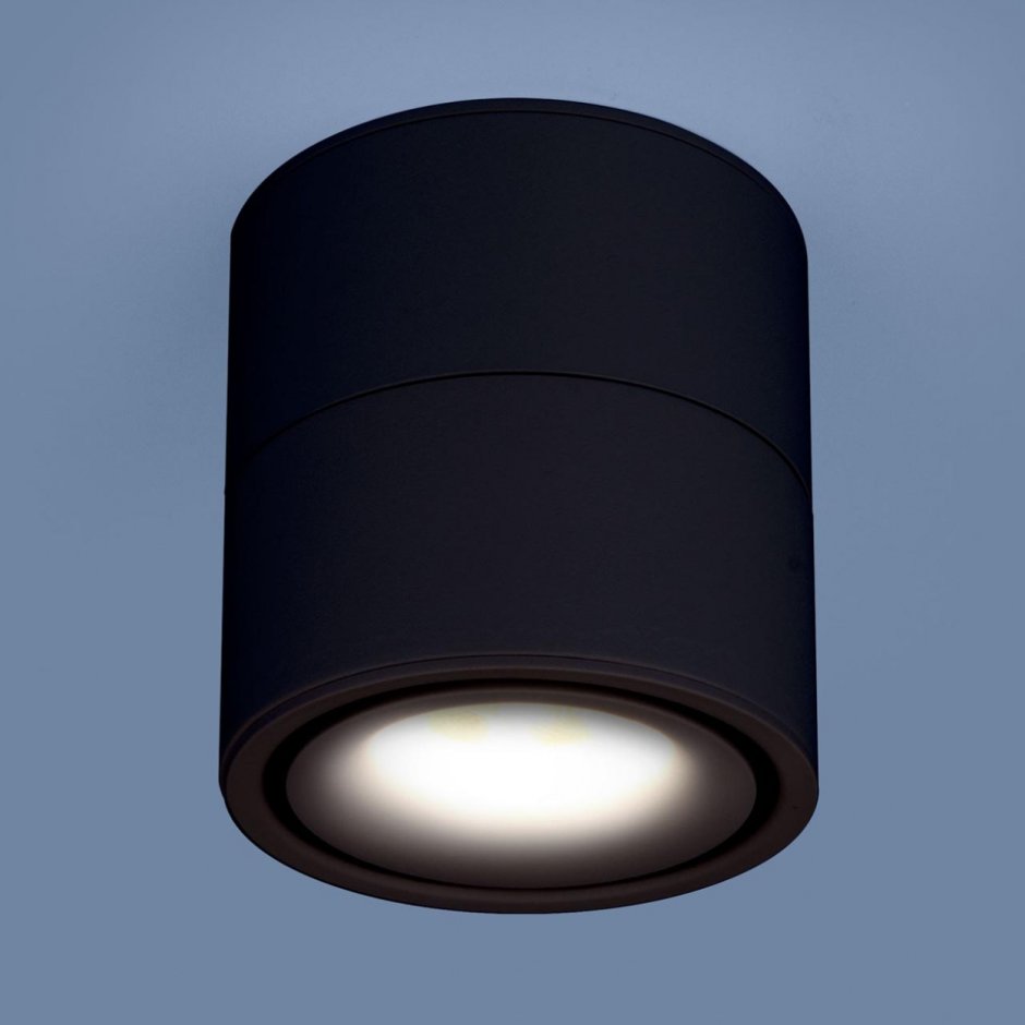 Светильник накладной dlr031 15w 4200k 3100 черный матовый