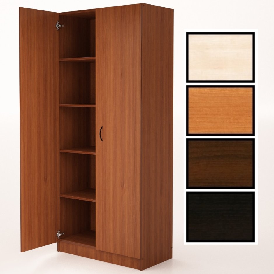 Шкаф для документов закрытый средний (90.2*44.2.*137.8) (венге Виктория)