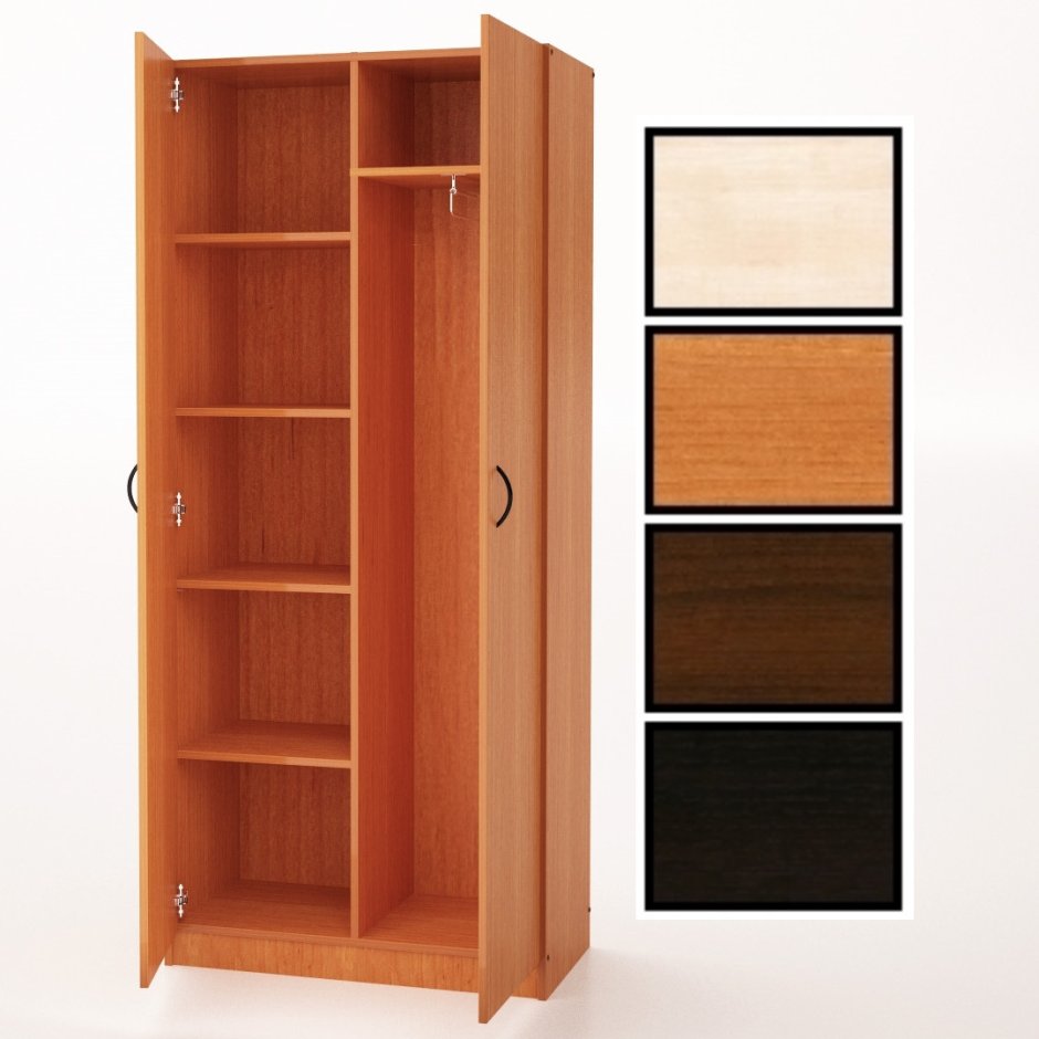 Шкаф офисный агат 800х400х1910мм цвет ольха АО-23