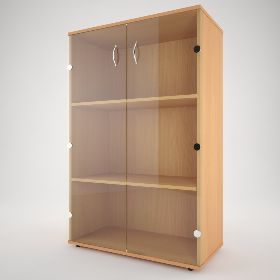 Шкаф офисный со стеклом (2000х800х400), масса, вес