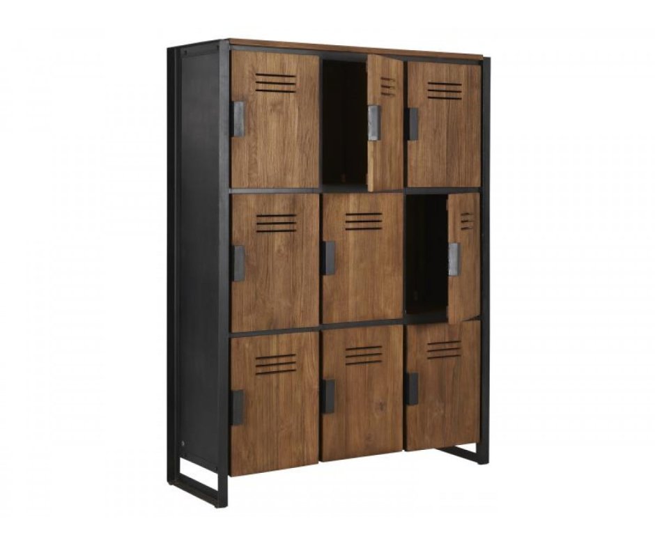 Шкафы для раздевалок в стиле лофт