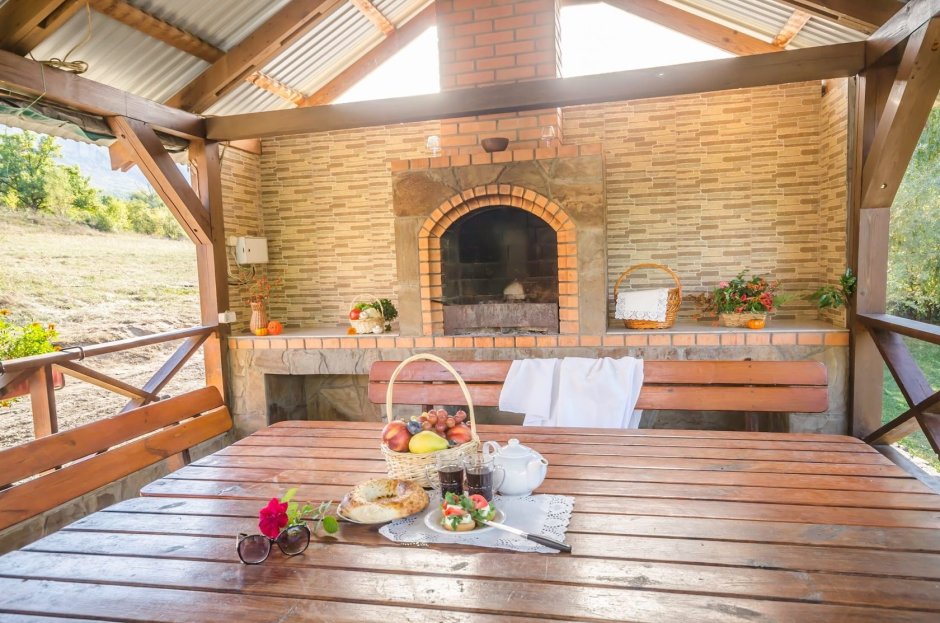 Баня с террасой