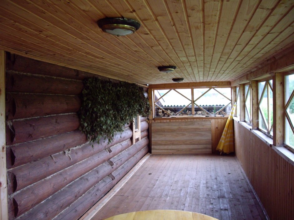 Баня с террасой