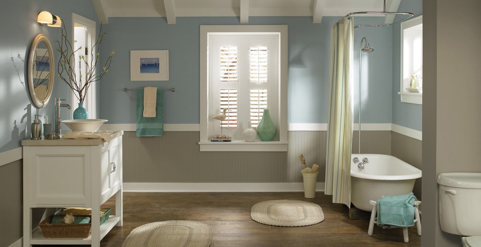 Краска Бенджамин Мур палитра в интерьере