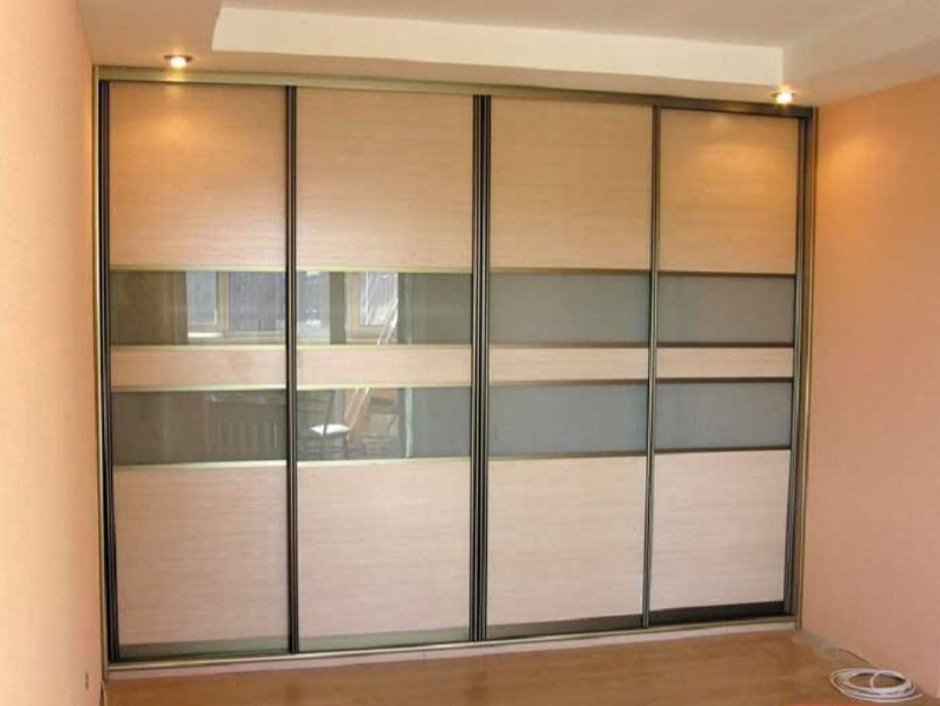 Шкаф купе 4 двери лакобель