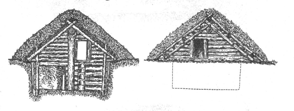 Жилища древних славян землянка