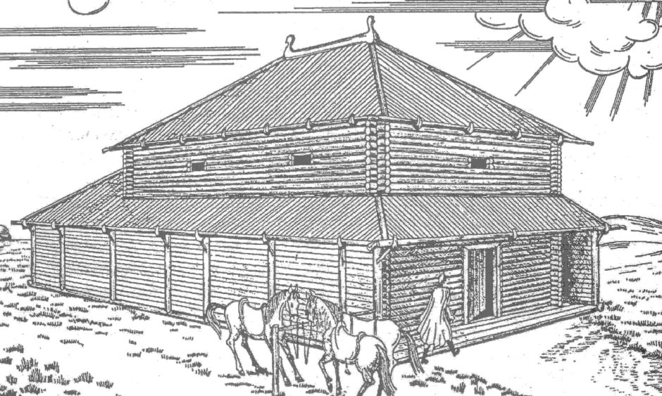 Дом древних славян