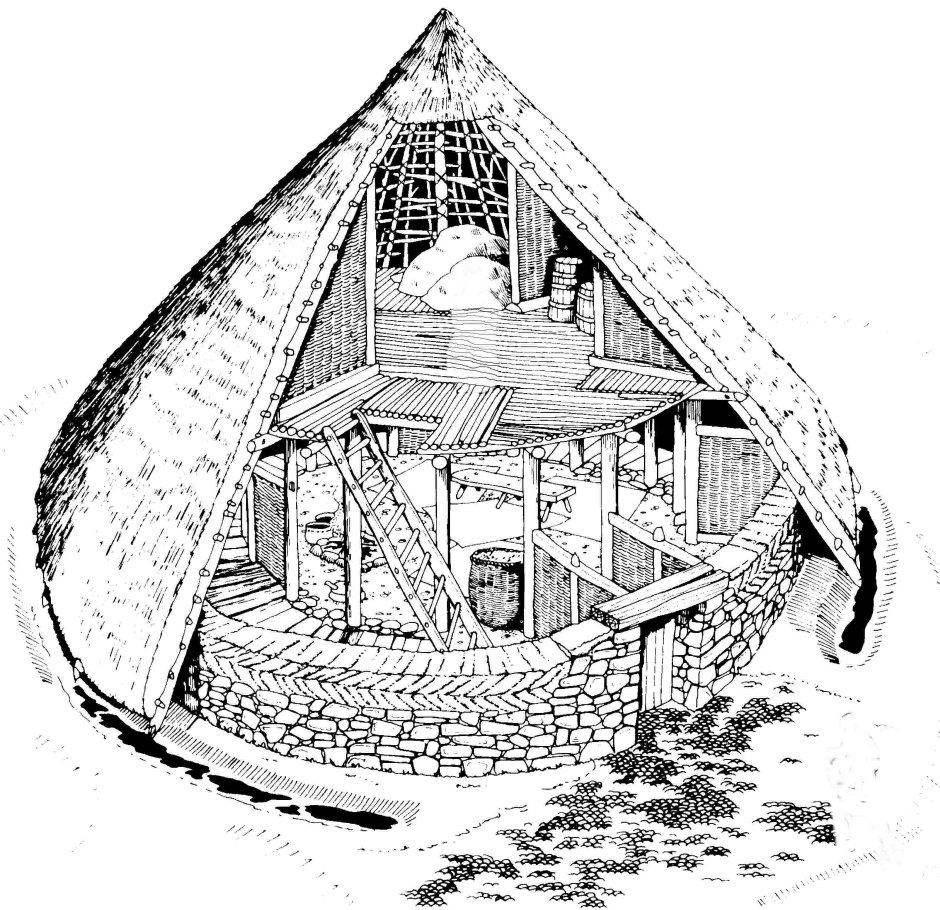 Хижины кельтов