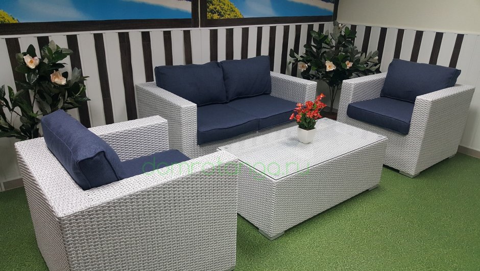 Кресло из искусственного ротанга лаунж (Lounge)