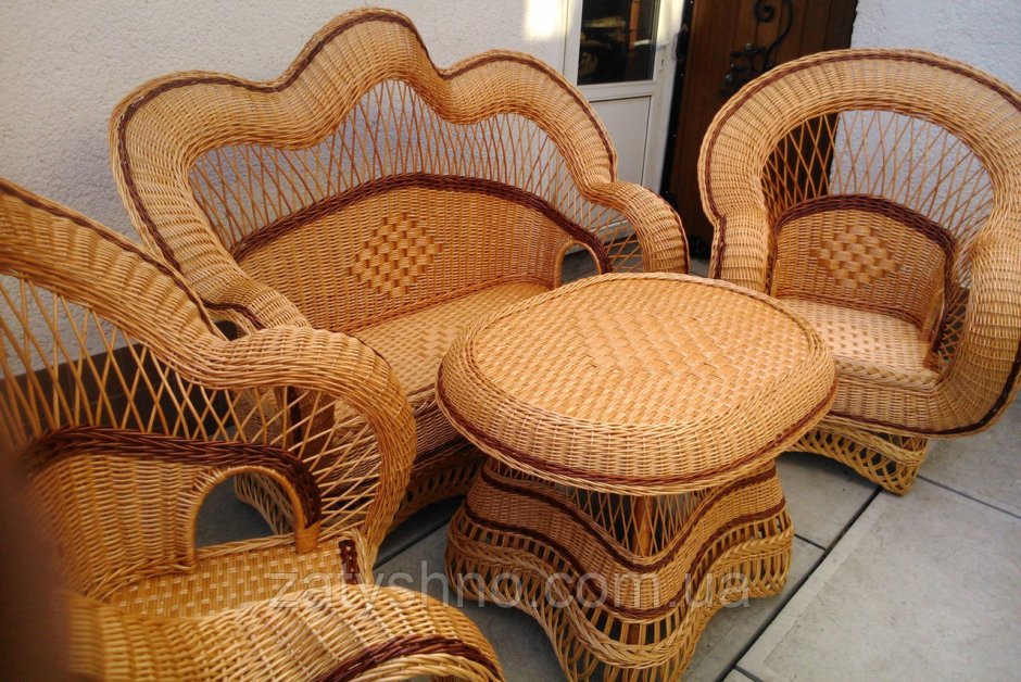 Плетёная мебель из лозы