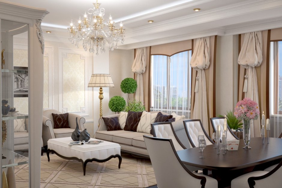 Гостиная Неоклассика Италия Кристофер Гай