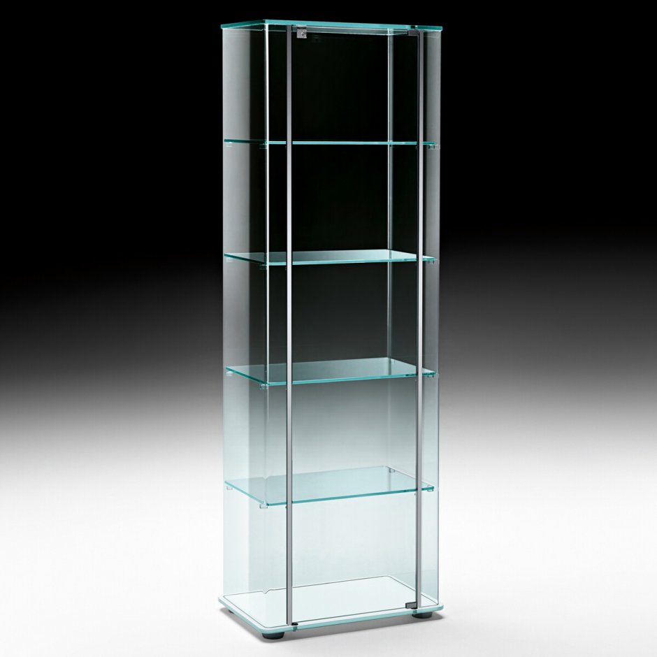Стеклянный стеллаж