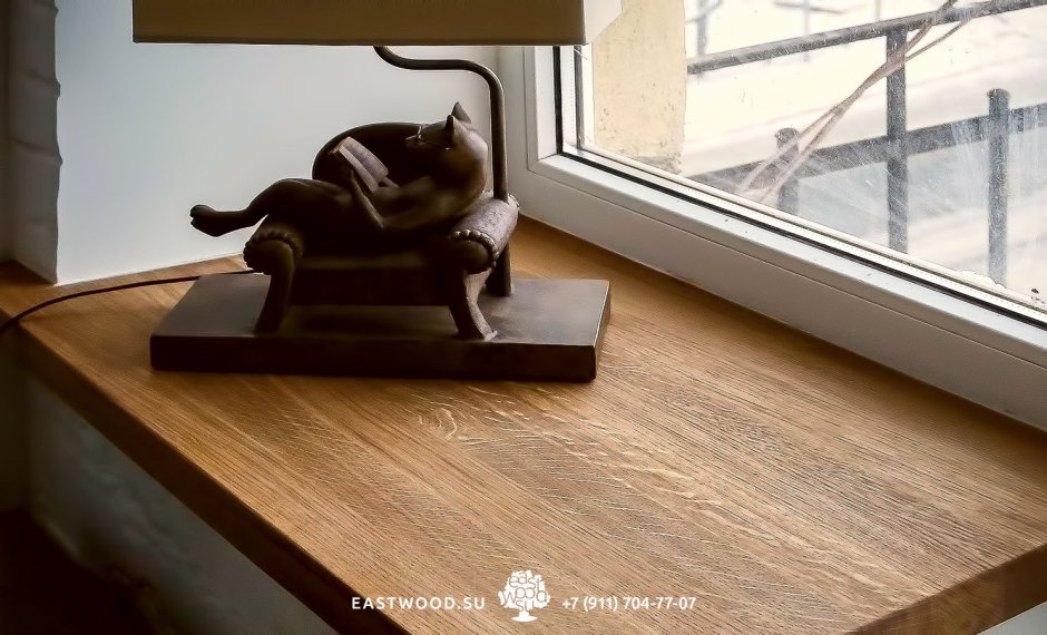 Деревянные подоконники в интерьере