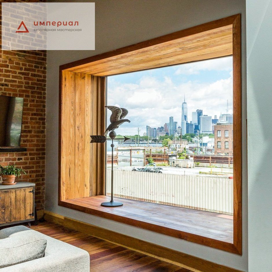 Деревянные откосы в интерьере