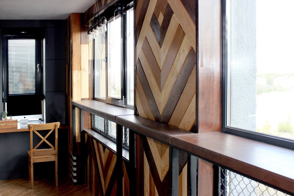 Деревянный подоконник лофт