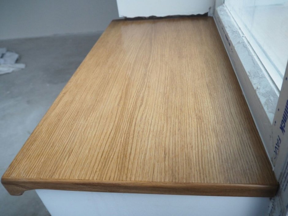 Подоконник дуб цельноламельный