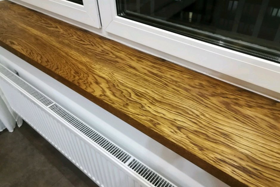 Подоконник из дерева