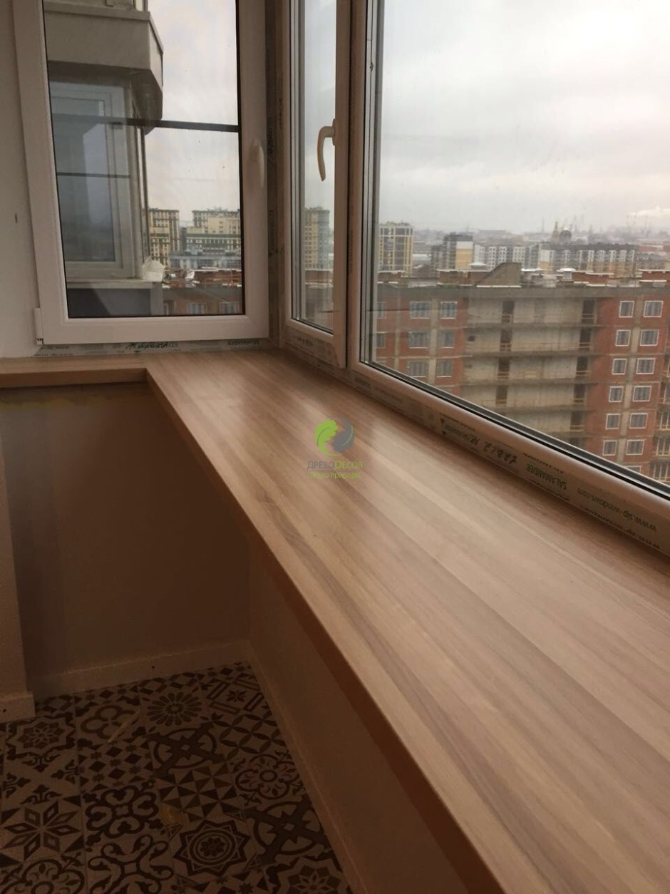 Подоконник пластиковый под дерево