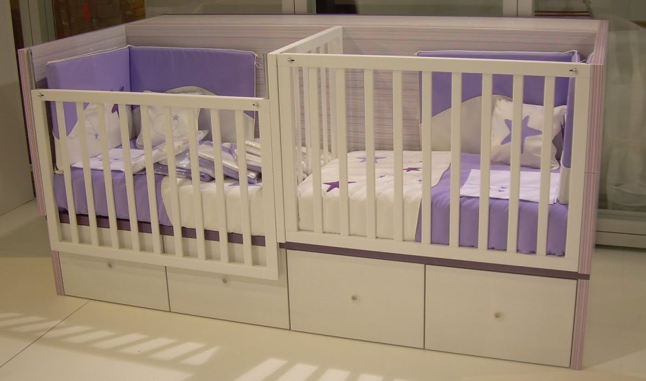 Детская кроватка для двойни