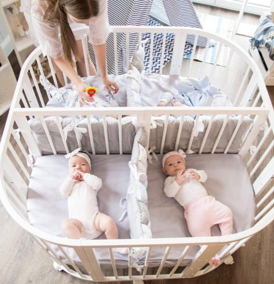 Кровать для двойни COMFORTBABY 3в1