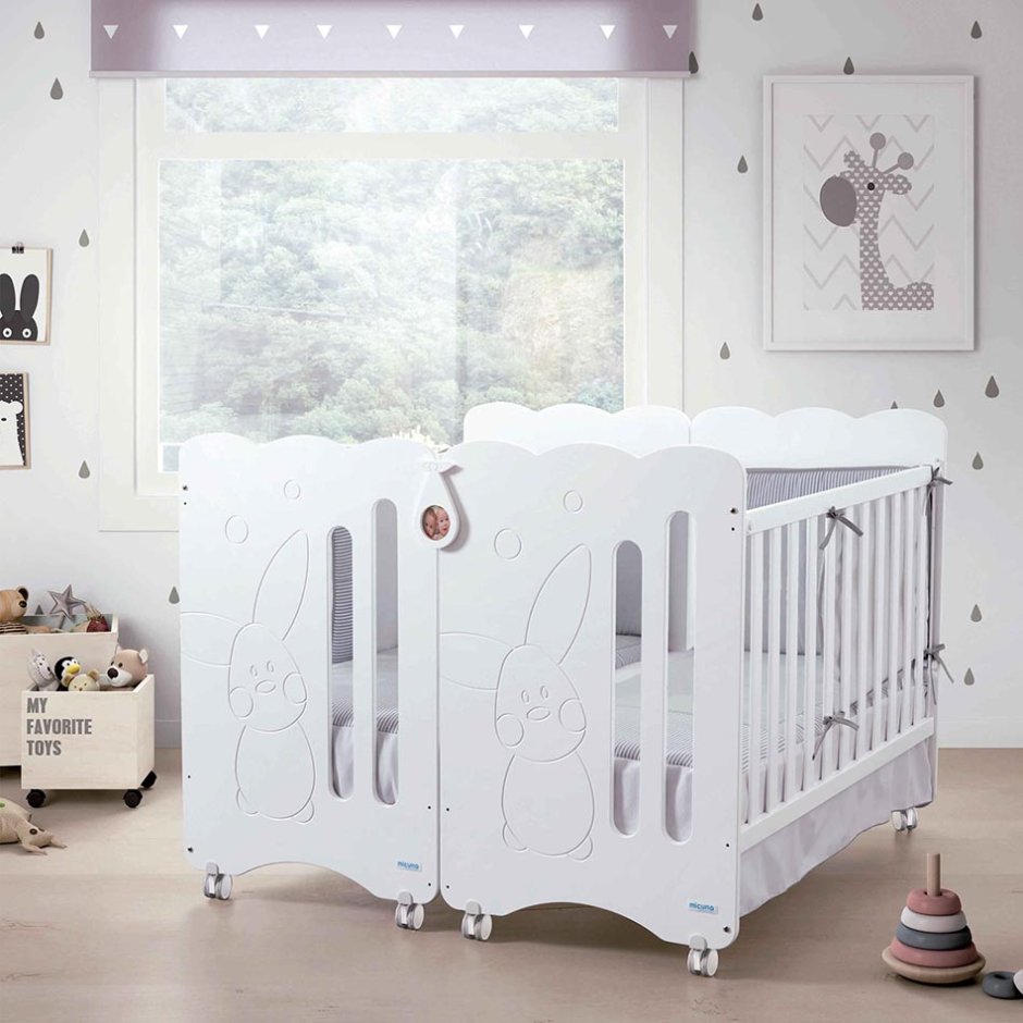 Кроватка Микуна для двойни