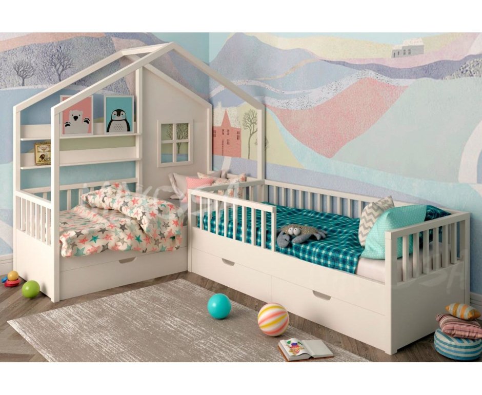 Кровать домик 140х70