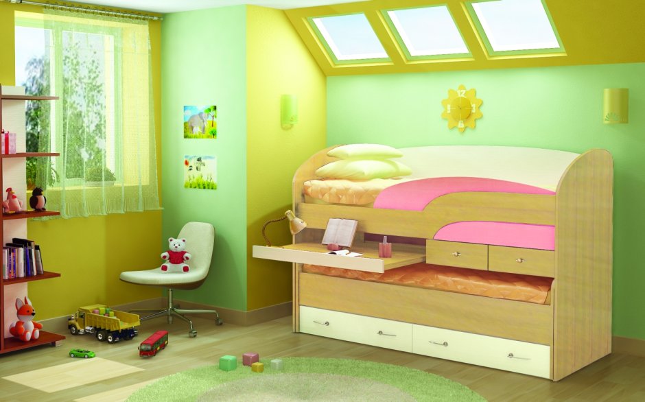 Двухъярусная кровать Линвуд