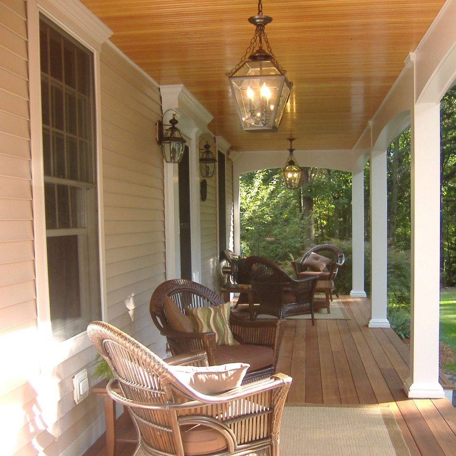 Освещение на веранде