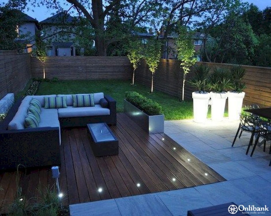 Подсветка террасы