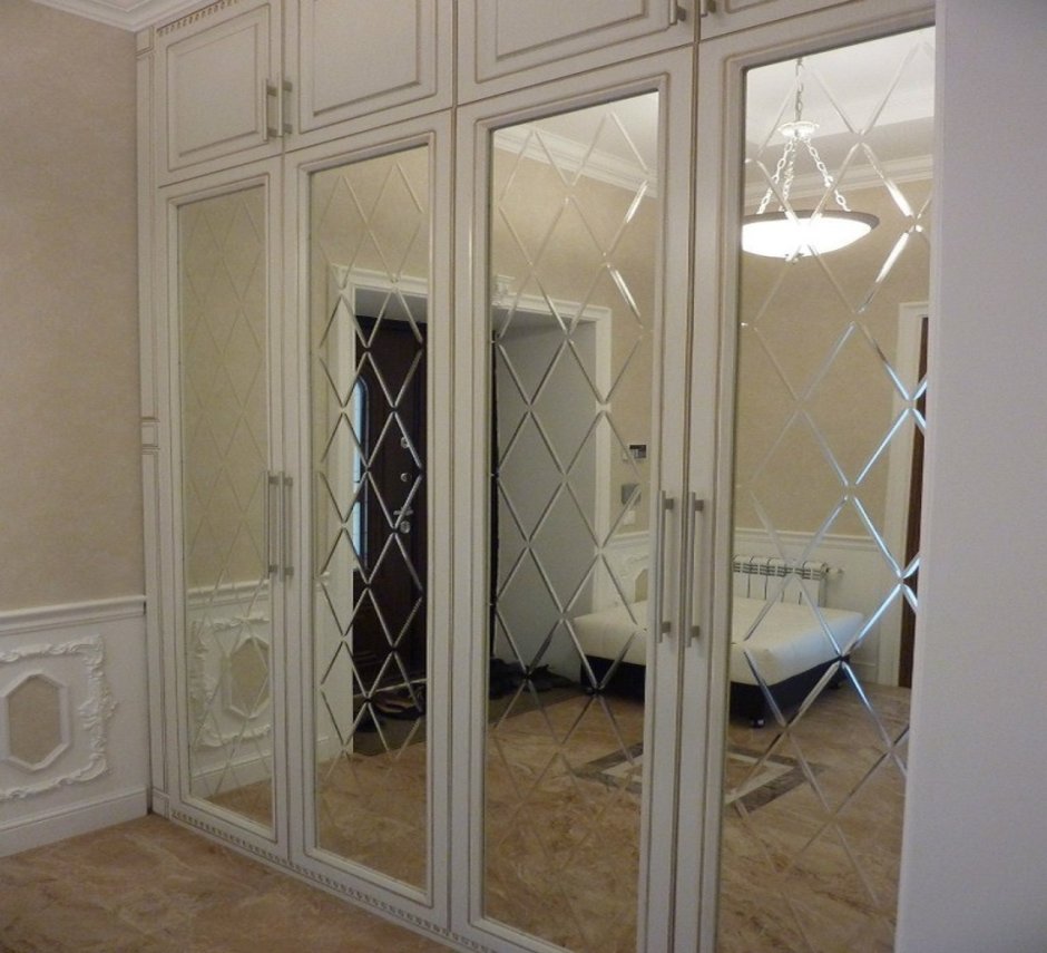 Шкаф-купе аристо с фацетом