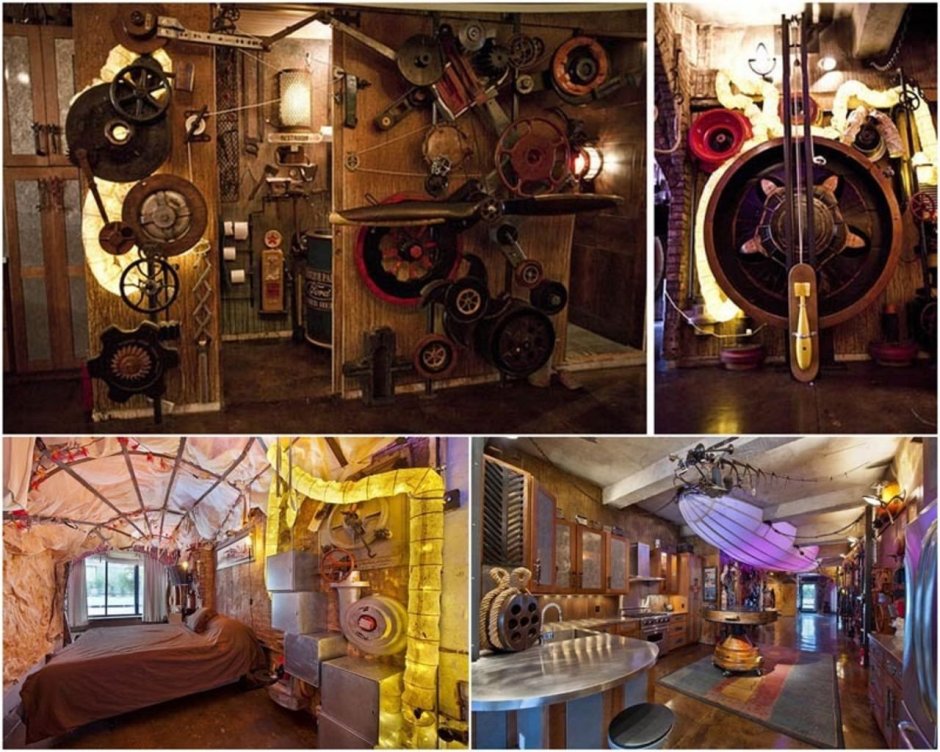 Квартира в стиле стимпанк