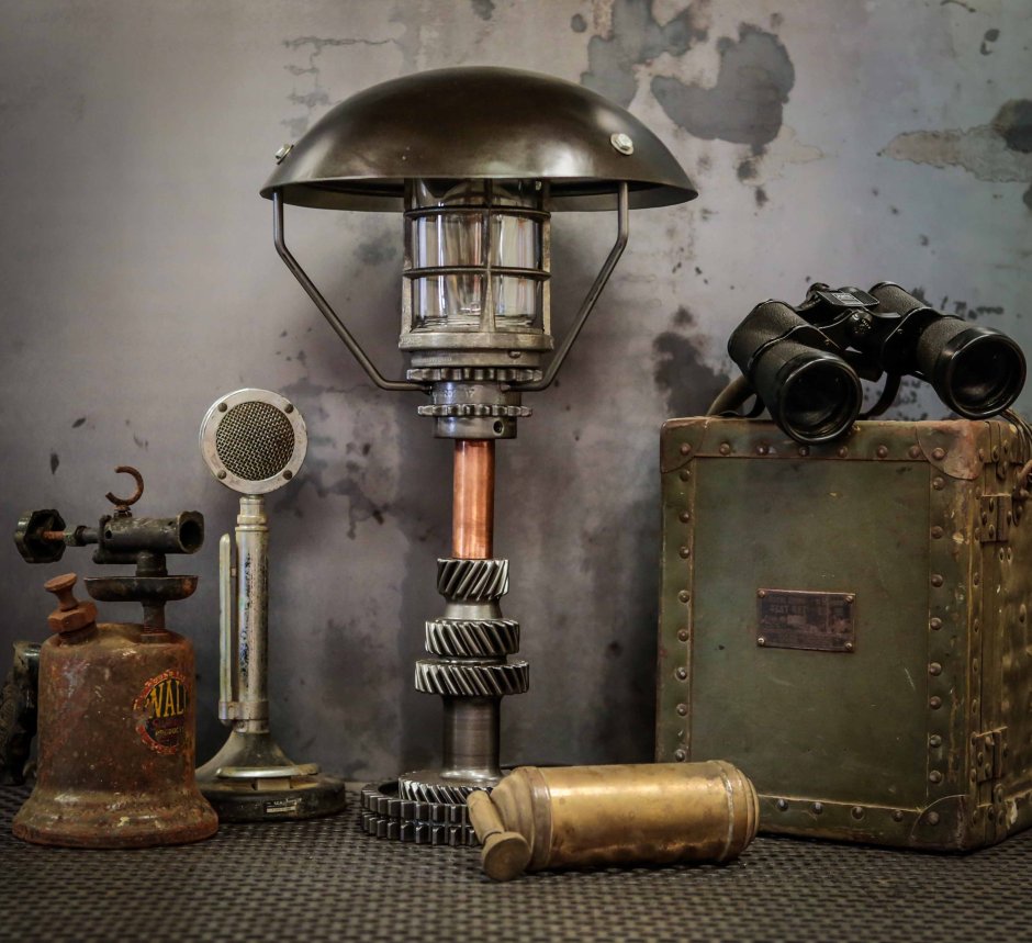 Интерьер в стиле стимпанк дизельпанк