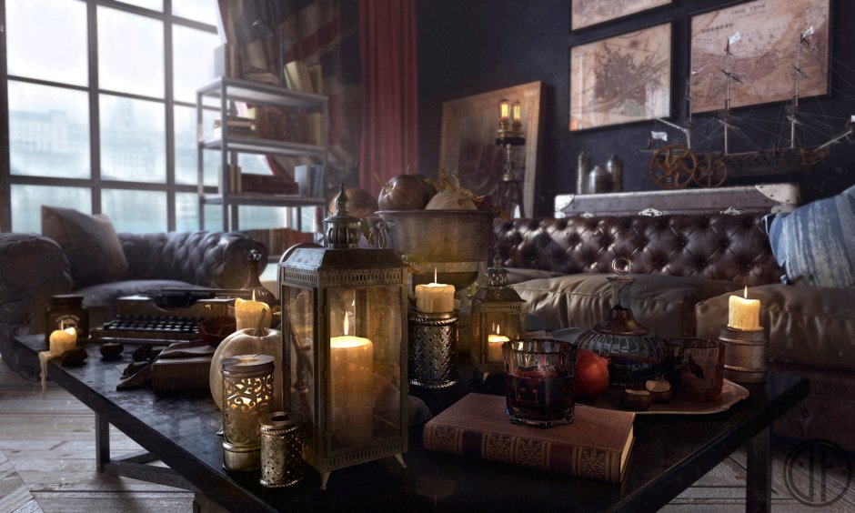 Стиль Steampunk в интерьере