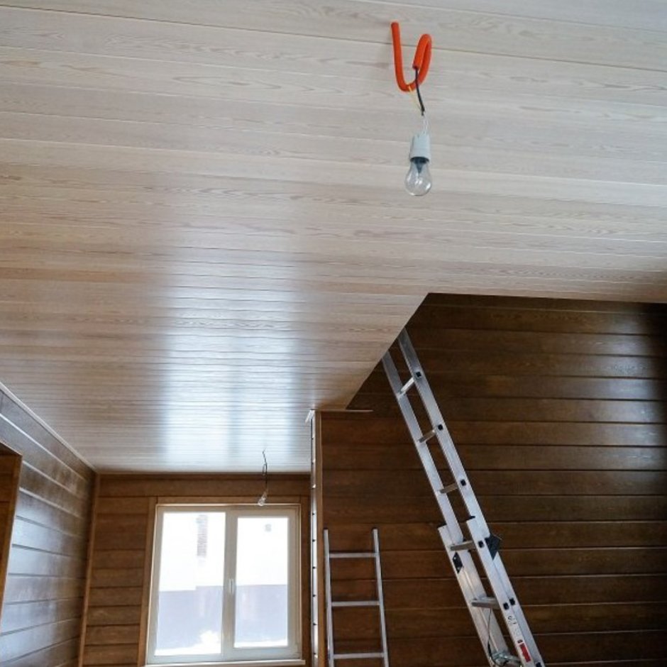 Вагонка штиль лиственница потолок