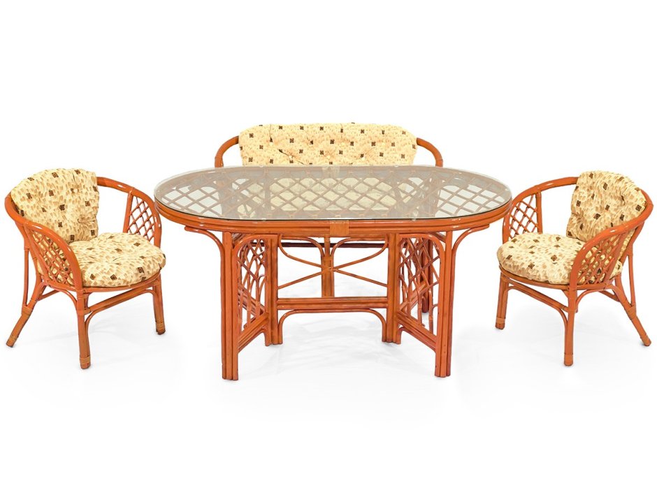 Комплект обеденный d100 из ротанга