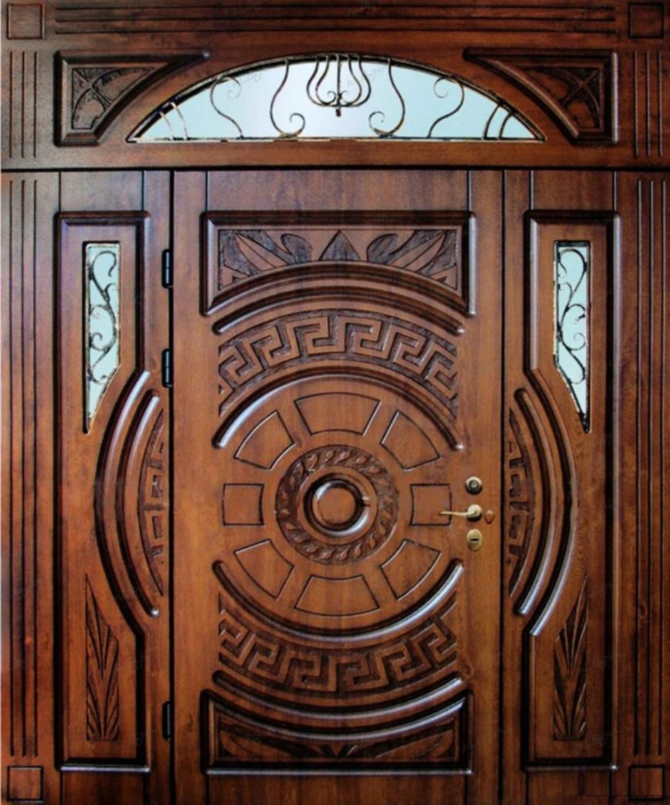 Красивые деревянные двери