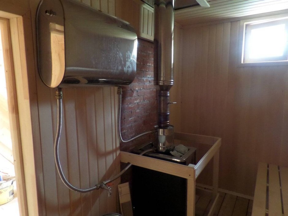 Выносной бак для бани