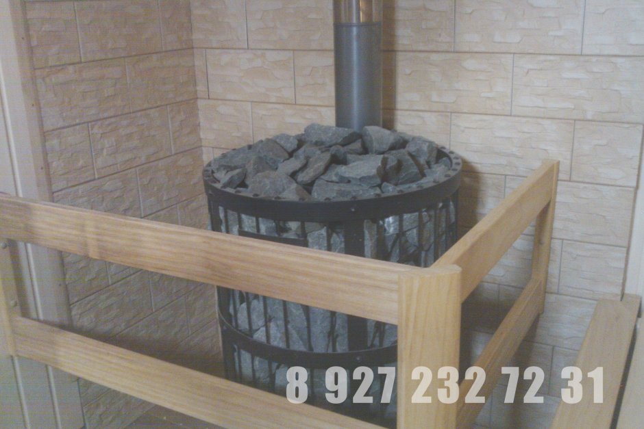 Ограждение вокруг банной печи Ферингер