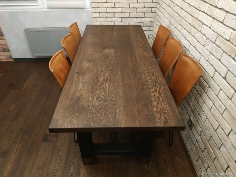 Стол Loft дубовая столешница