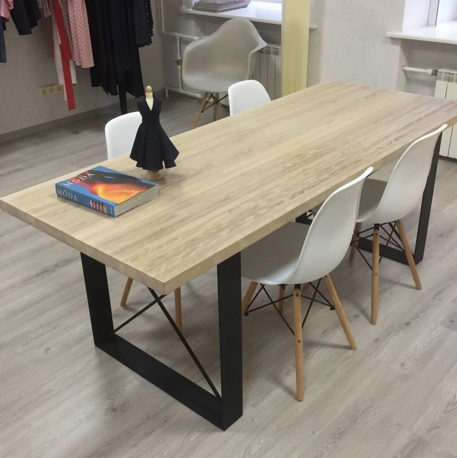 Стол лофт дуб ресторация