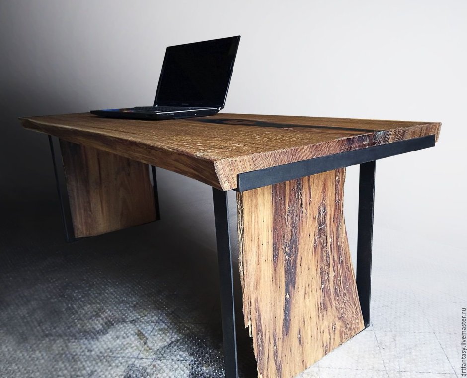 Стол дубовый лофт