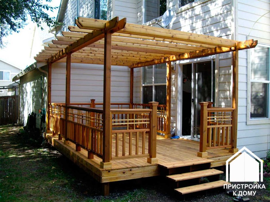 Беседка пристройка