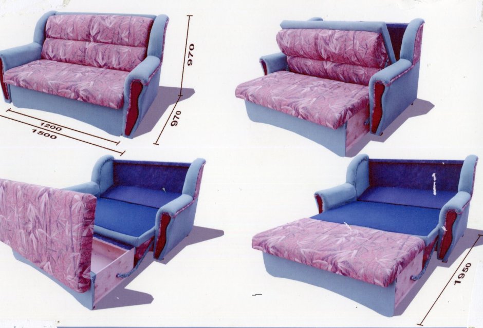 Диван выкатной сабля