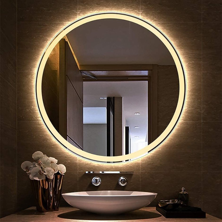 Зеркало Оникс 80 led круглое