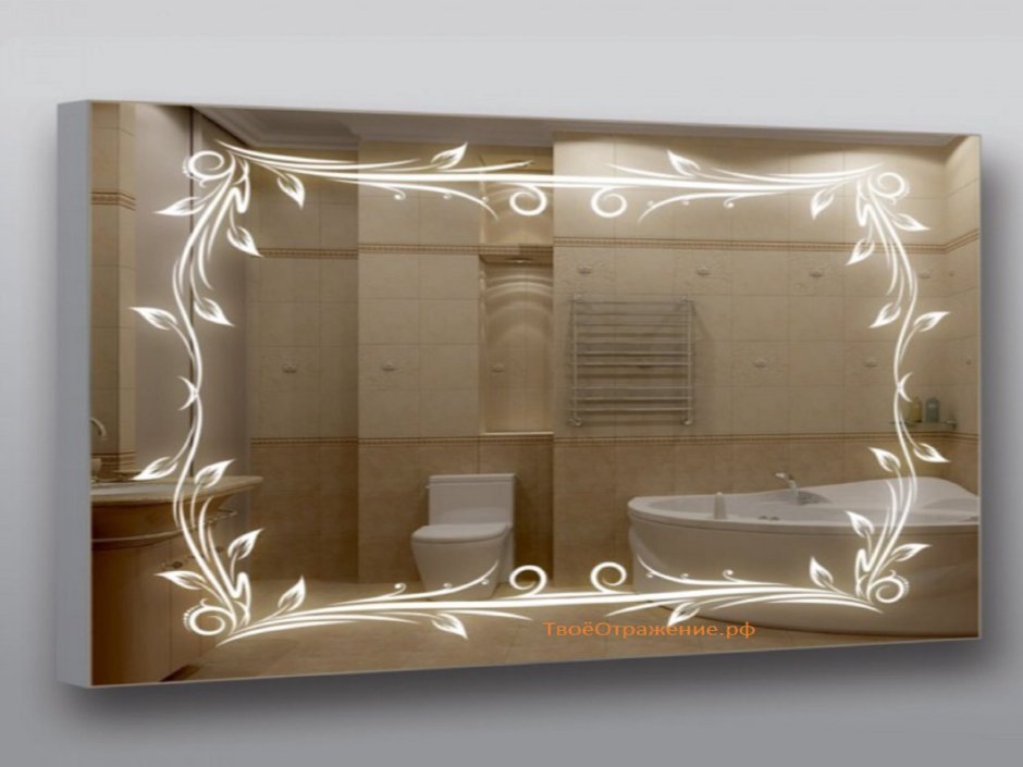 Зеркало Omega Glass с подсветкой 60х60