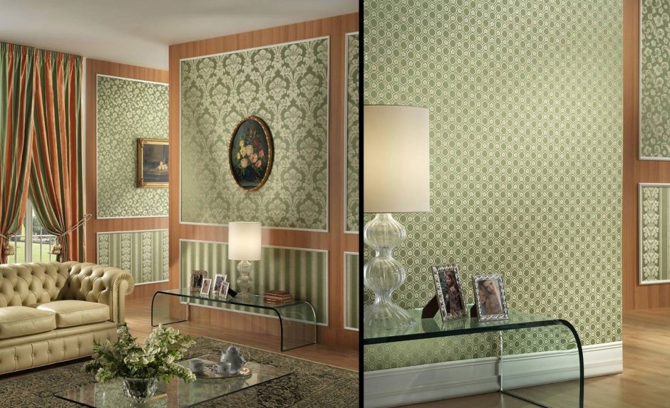 Горизонтальное комбинирование обоев