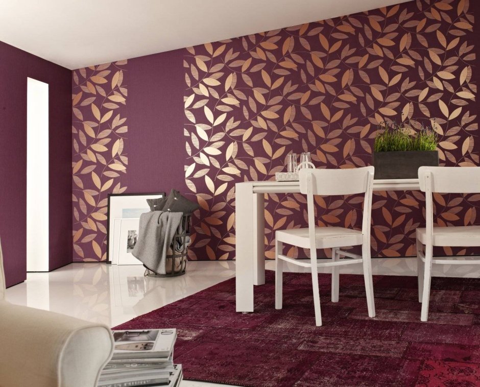 Интересное сочетание обоев